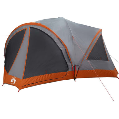 Familietent voor 10 personen Grijs en Oranje 460 x 430 x 214 cm