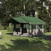 Familietent voor 4 Personen Groen en Wit 324 x 255 x 230 cm