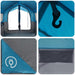 Familietent voor 4 Personen Blauw en Grijs 324 x 255 x 230 cm