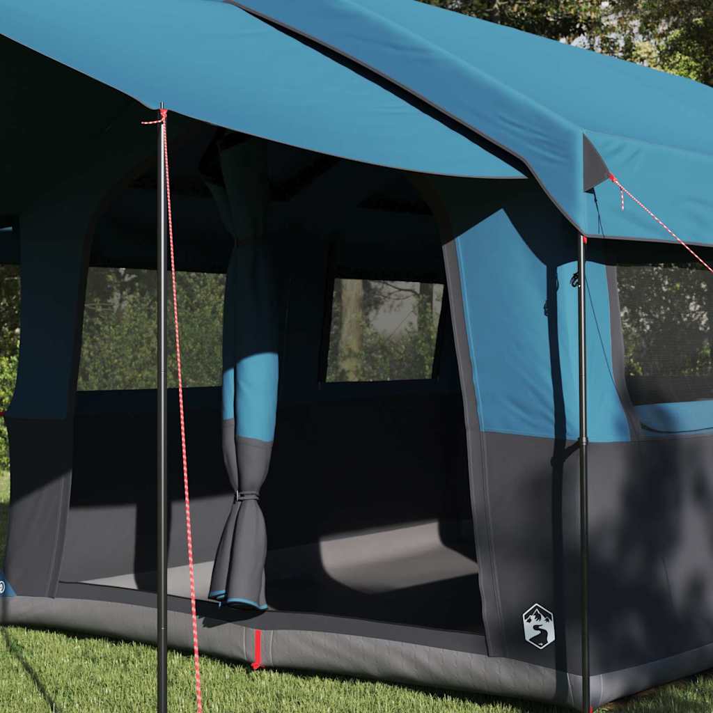 Familietent voor 4 Personen Blauw en Grijs 324 x 255 x 230 cm
