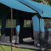 Familietent voor 4 Personen Blauw en Grijs 324 x 255 x 230 cm