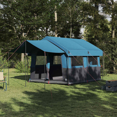 Familietent voor 4 Personen Blauw en Grijs 324 x 255 x 230 cm