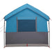 Familietent voor 4 Personen Blauw en Grijs 324 x 255 x 230 cm