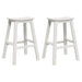 Barkruk 2 st Wit 52 x 43 x 73,5 cm HDPE