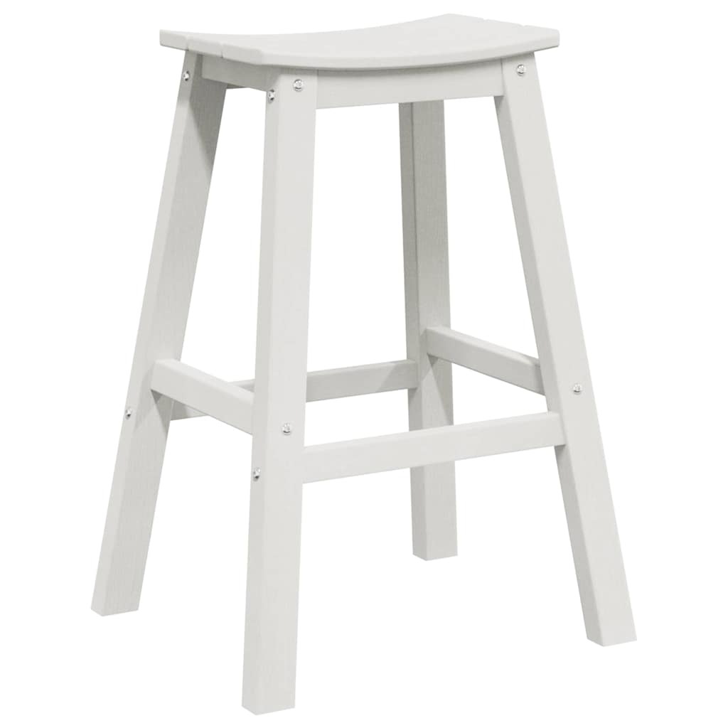 Barkruk 2 st Wit 52 x 43 x 73,5 cm HDPE