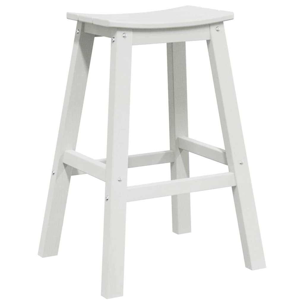 Barkruk 2 st Wit 52 x 43 x 73,5 cm HDPE