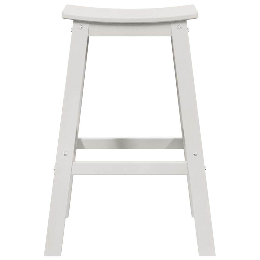 Barkruk 2 st Wit 52 x 43 x 73,5 cm HDPE