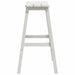 Barkruk 2 st Wit 52 x 43 x 73,5 cm HDPE
