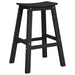 Barkruk 2 st Zwart 52 x 43 x 73,5 cm HDPE