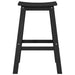 Barkruk 2 st Zwart 52 x 43 x 73,5 cm HDPE