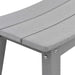 Barkruk 2 st Lichtgrijs 52 x 43 x 73,5 cm HDPE