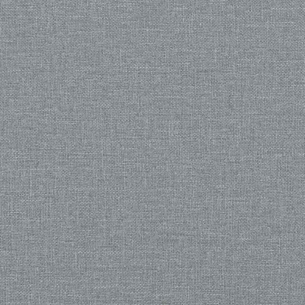Woonkamer Bank Lichtgrijs 250 x 77 x 76 cm Polyester