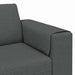 Woonkamer Bank Donkergrijs 250 x 77 x 76 cm Polyester