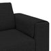 Woonkamer Bank Zwart 250 x 77 x 76 cm Polyester