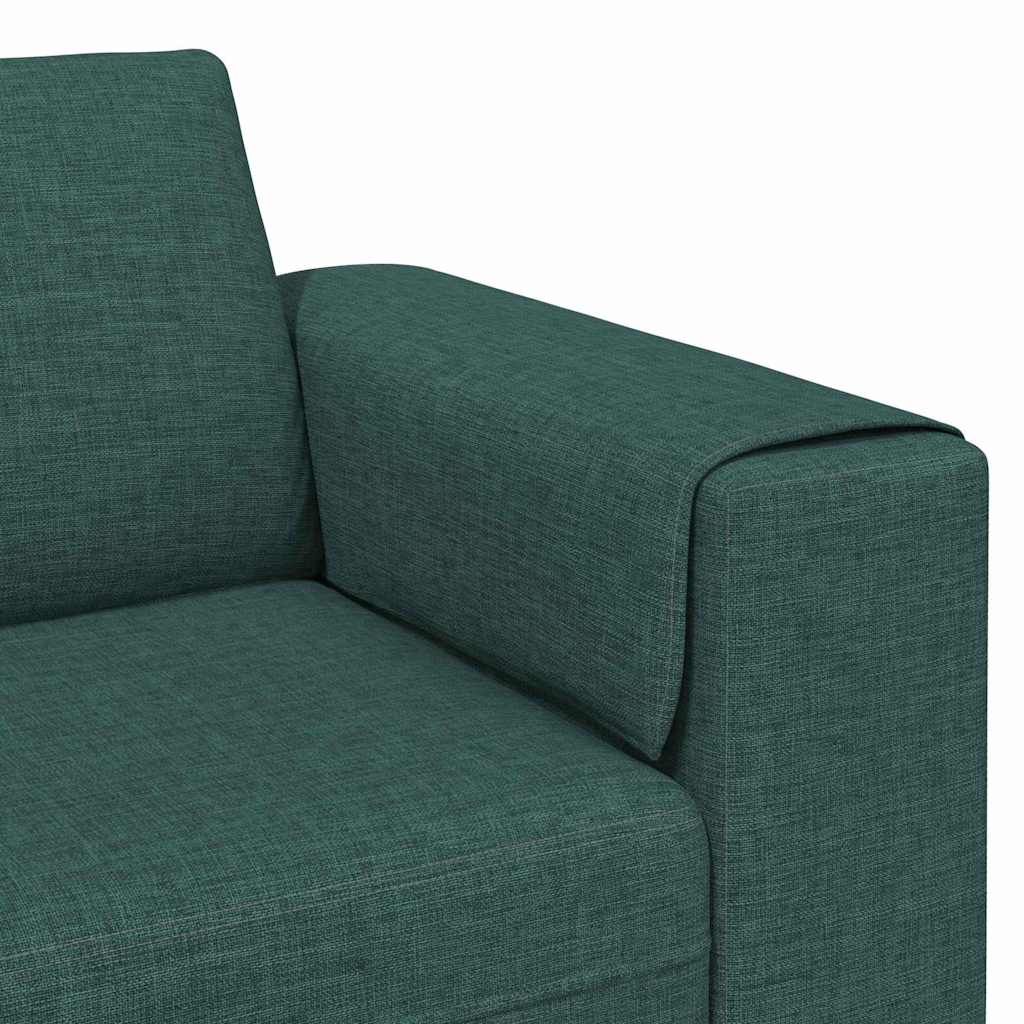 Woonkamer Bank Donkergroen 250 x 77 x 76 cm Polyester