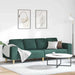 Woonkamer Bank Donkergroen 250 x 77 x 76 cm Polyester