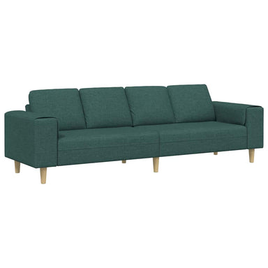 Woonkamer Bank Donkergroen 250 x 77 x 76 cm Polyester