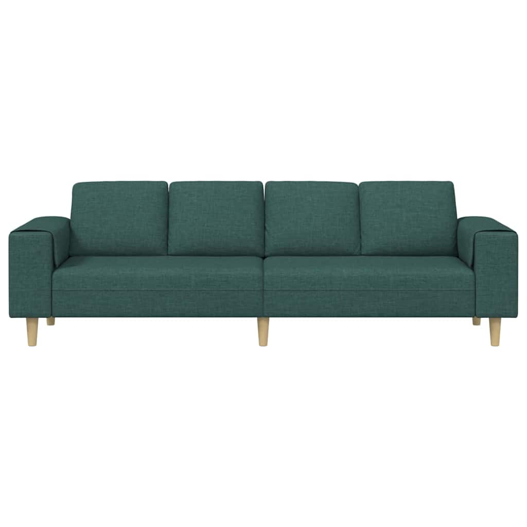 Woonkamer Bank Donkergroen 250 x 77 x 76 cm Polyester