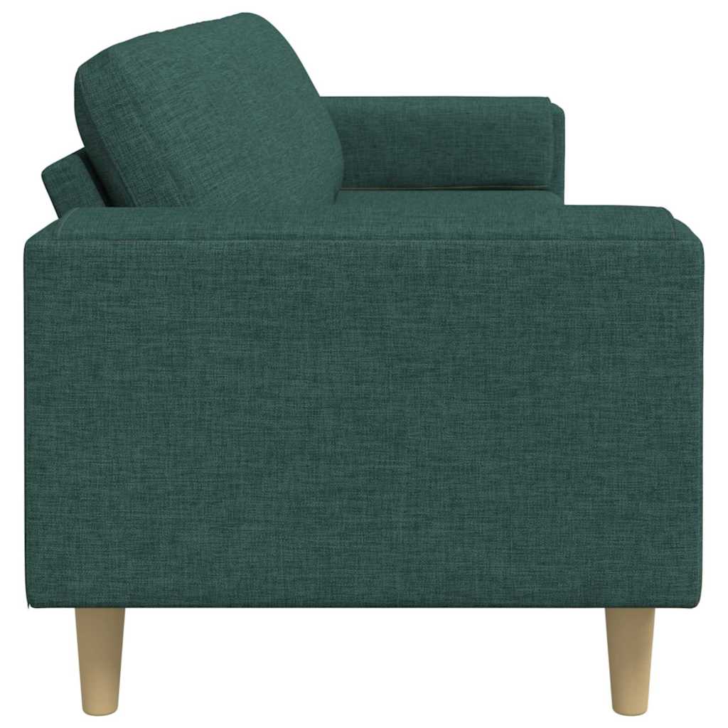 Woonkamer Bank Donkergroen 250 x 77 x 76 cm Polyester