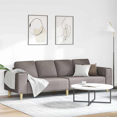 Woonkamer Bank Taupe 250 x 77 x 76 cm Polyester