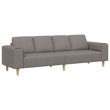 Woonkamer Bank Taupe 250 x 77 x 76 cm Polyester