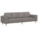 Woonkamer Bank Taupe 250 x 77 x 76 cm Polyester