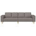 Woonkamer Bank Taupe 250 x 77 x 76 cm Polyester