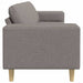Woonkamer Bank Taupe 250 x 77 x 76 cm Polyester