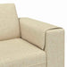 Woonkamer Bank Crème 250 x 77 x 76 cm Polyester