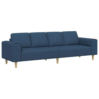 Woonkamer Bank Blauw 250 x 77 x 76 cm Polyester