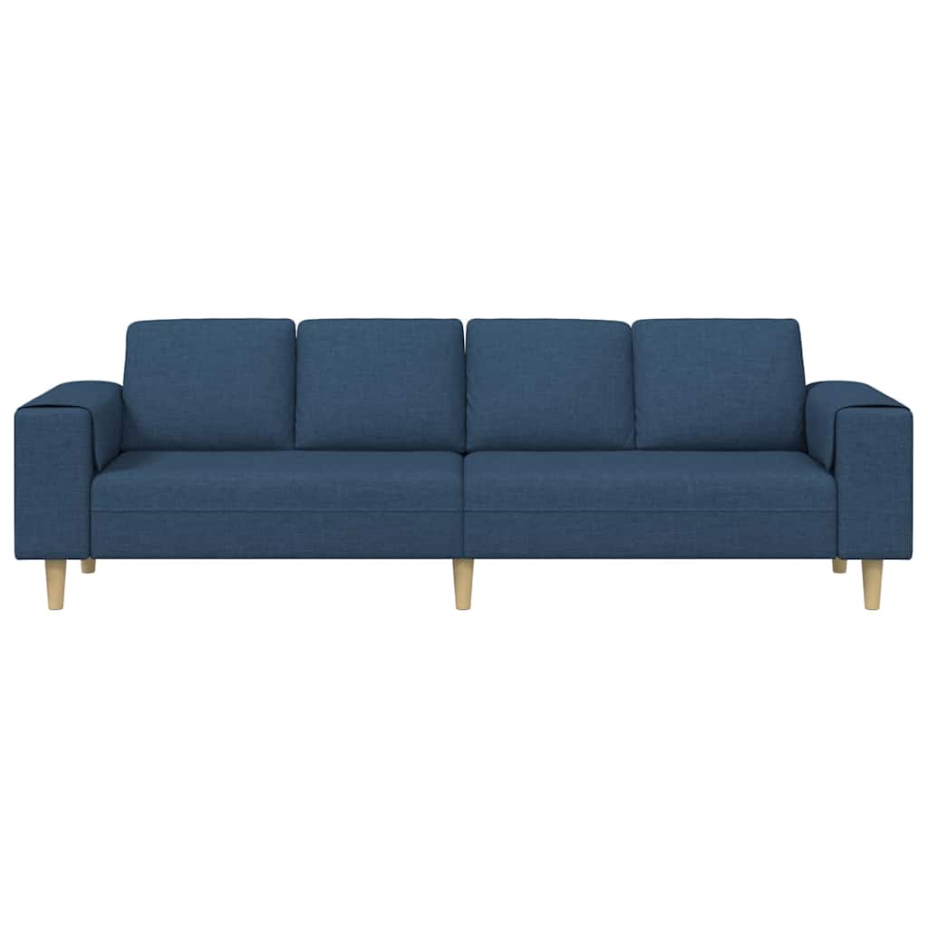 Woonkamer Bank Blauw 250 x 77 x 76 cm Polyester
