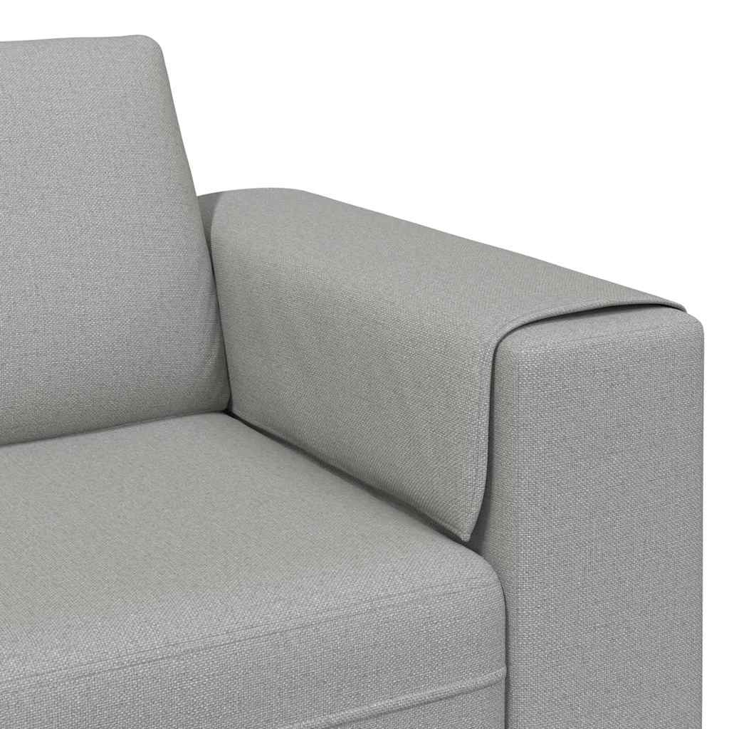 Woonkamer Bank Wolkengrijs 250 x 77 x 76 cm Polyester