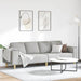 Woonkamer Bank Wolkengrijs 250 x 77 x 76 cm Polyester
