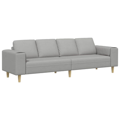 Woonkamer Bank Wolkengrijs 250 x 77 x 76 cm Polyester