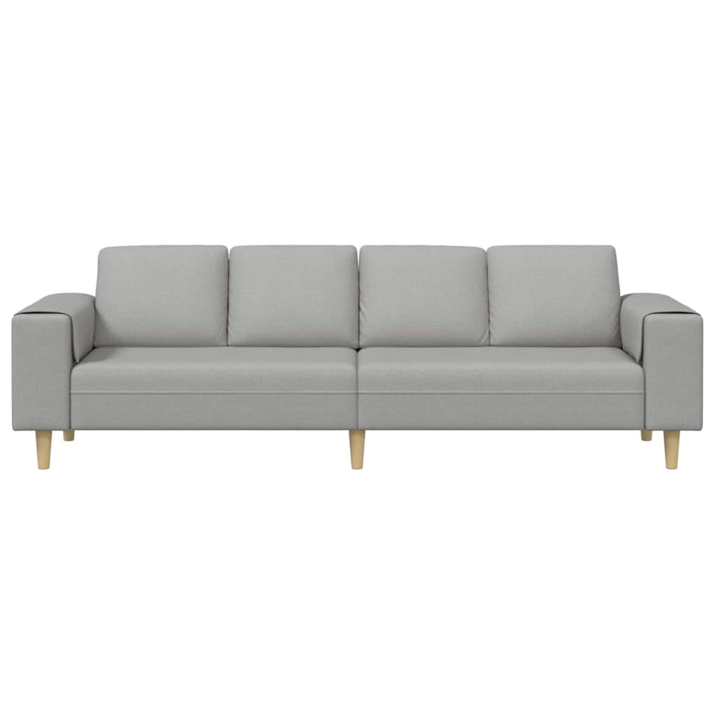 Woonkamer Bank Wolkengrijs 250 x 77 x 76 cm Polyester