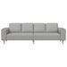 Woonkamer Bank Wolkengrijs 250 x 77 x 76 cm Polyester