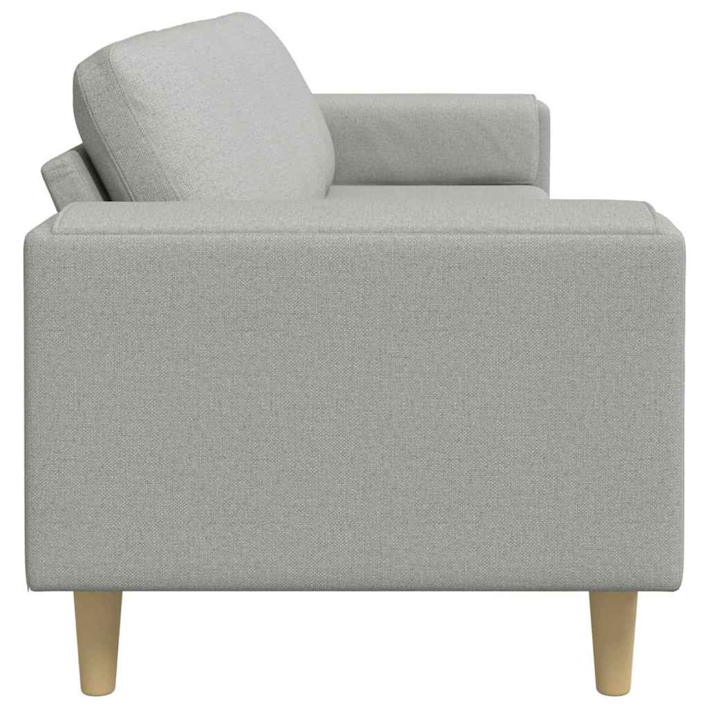 Woonkamer Bank Wolkengrijs 250 x 77 x 76 cm Polyester