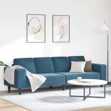 Woonkamer Bank Blauw 250 x 77 x 76 cm