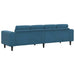 Woonkamer Bank Blauw 250 x 77 x 76 cm