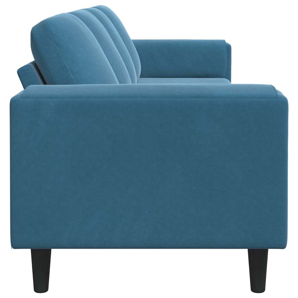 Woonkamer Bank Blauw 250 x 77 x 76 cm