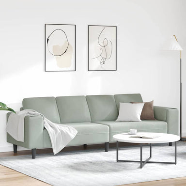Woonkamer Bank Lichtgrijs 250 x 77 x 76 cm