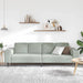 Woonkamer Bank Lichtgrijs 250 x 77 x 76 cm