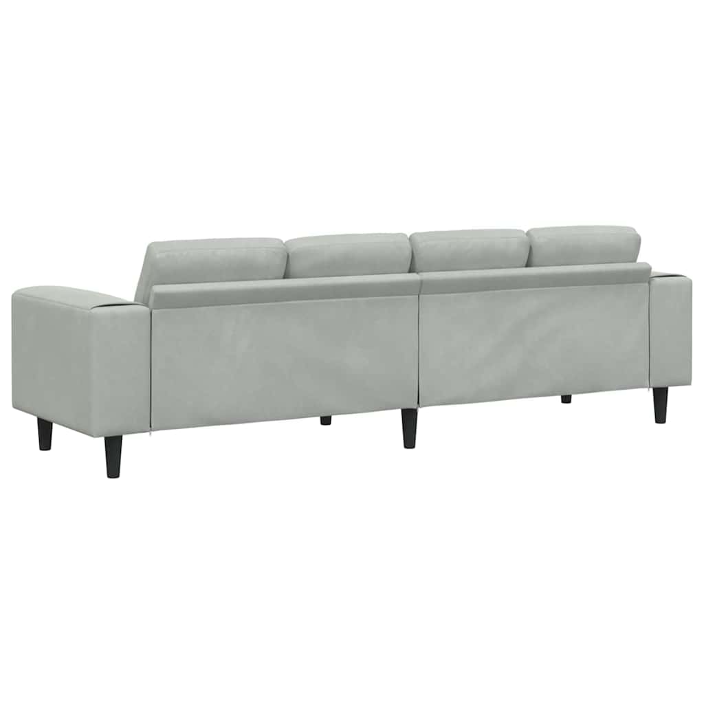 Woonkamer Bank Lichtgrijs 250 x 77 x 76 cm