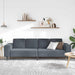 Woonkamer Bank Donkergrijs 250 x 77 x 76 cm