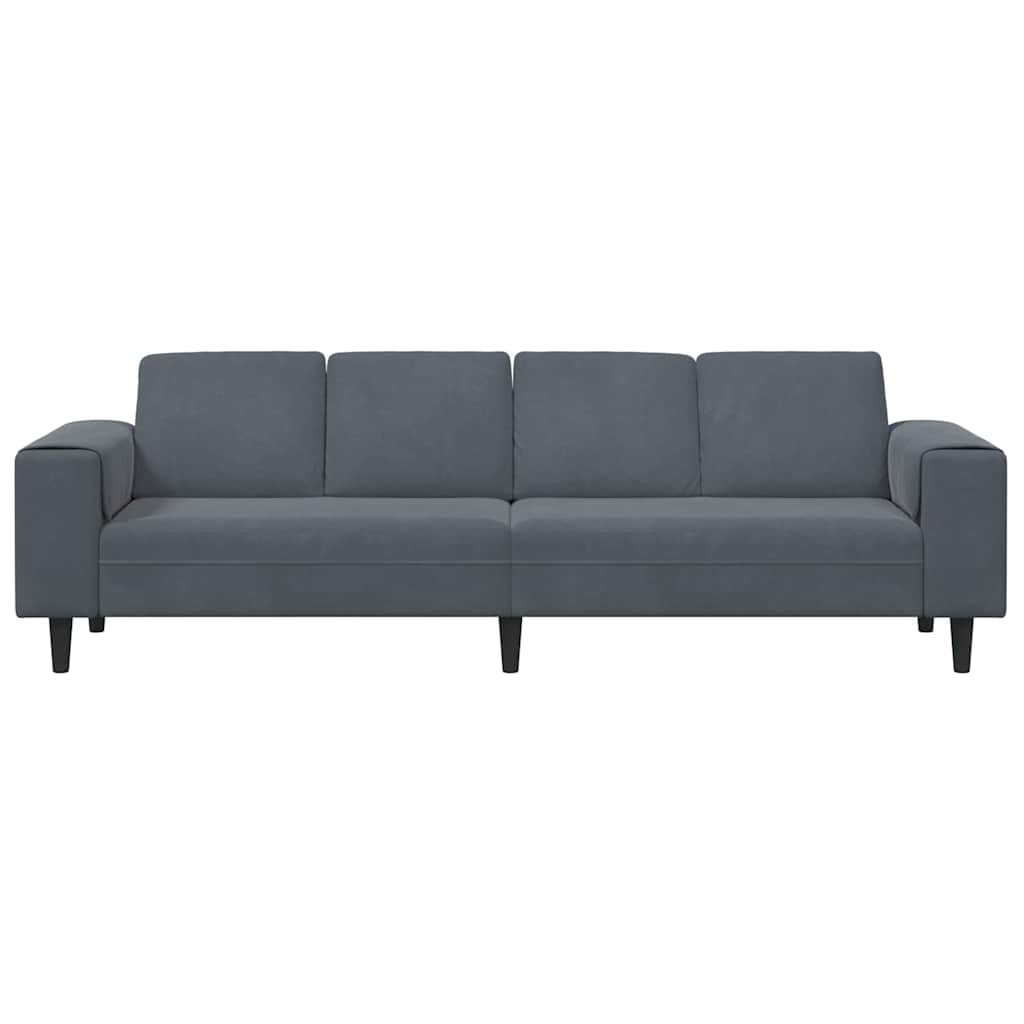 Woonkamer Bank Donkergrijs 250 x 77 x 76 cm