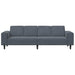 Woonkamer Bank Donkergrijs 250 x 77 x 76 cm