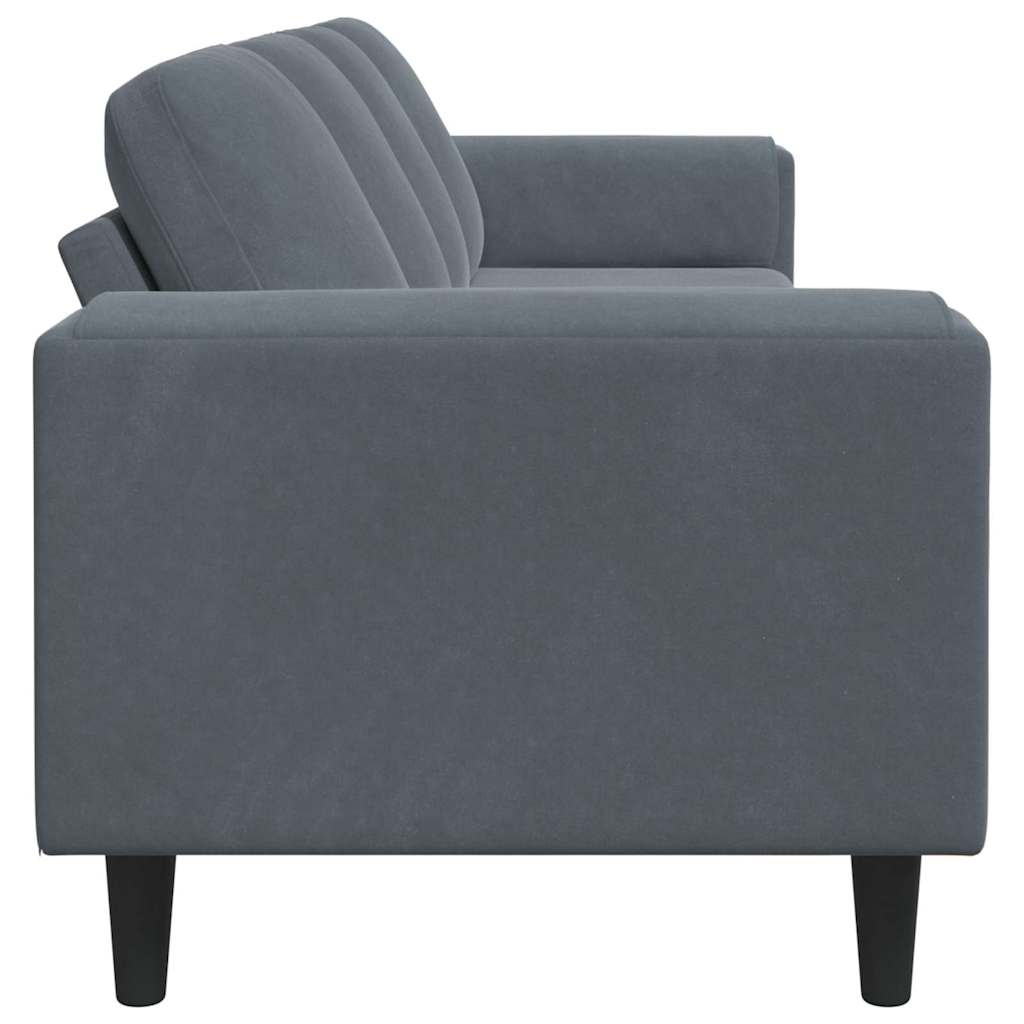 Woonkamer Bank Donkergrijs 250 x 77 x 76 cm