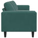 Woonkamer Bank Donkergroen 250 x 77 x 76 cm