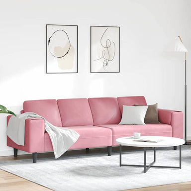 Woonkamer Bank Roze 250 x 77 x 76 cm