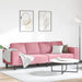 Woonkamer Bank Roze 250 x 77 x 76 cm